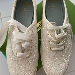 Keds for Kate Spade Cream Glitter Shoe